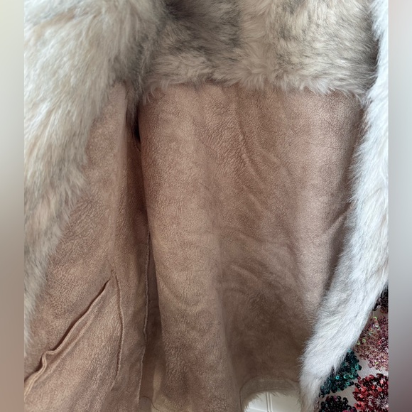 Multicolor Faux Fur Jacket - Picture 4 of 5